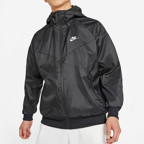 男子透气休闲运动防风连帽夹克外套