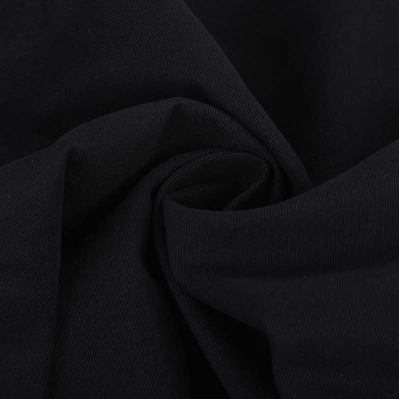 男工装裤长裤纯色系带弹力斜纹裤