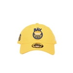 黄色遮阳刺绣棒球帽子