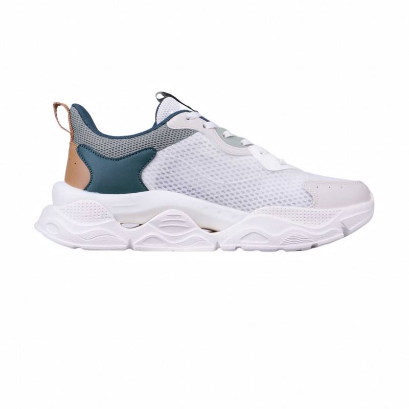 男子透气拼色复古文化鞋