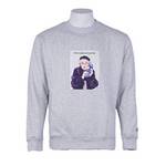 男子针织圆领套头卫衣