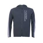 男款防泼水跑步弹性梭织连帽外套