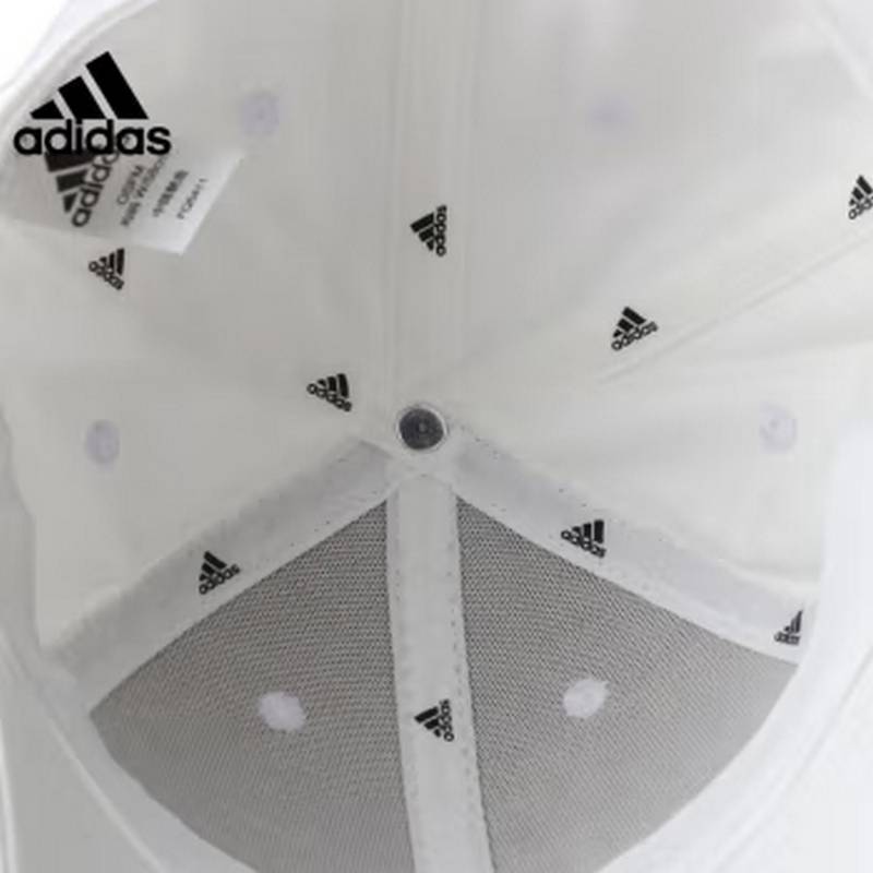 男女款白色运动帽子鸭舌帽