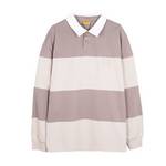 男子长袖翻领T恤