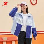 女子撞色夹克双层外套