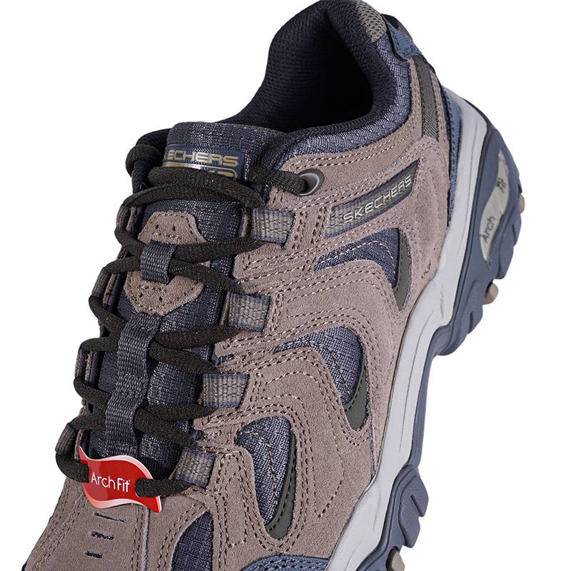 复古拼接户外鞋男子防滑缓震休闲徒步鞋