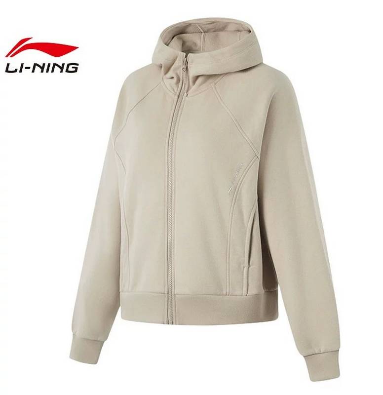 女子加绒保暖宽松连帽运动休闲卫衣