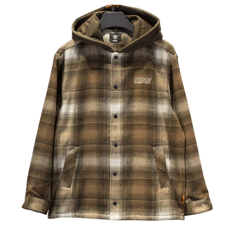 反伍篮球BADFIVE男子宽松连帽外套