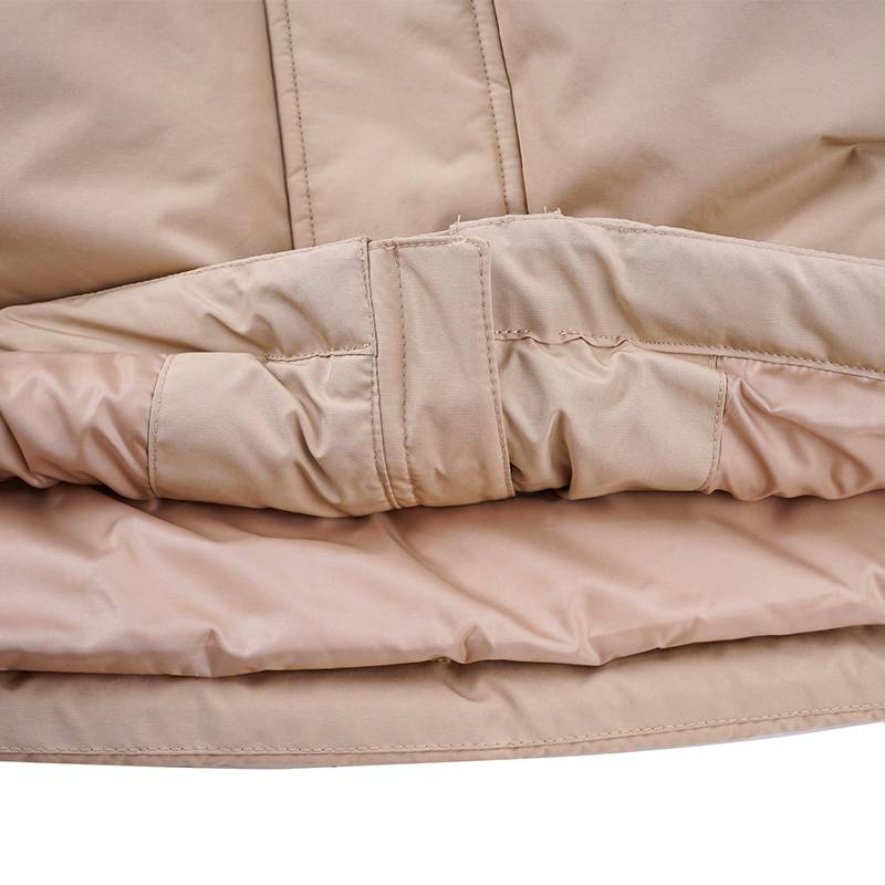 男女中长款防泼水鸭绒羽绒服