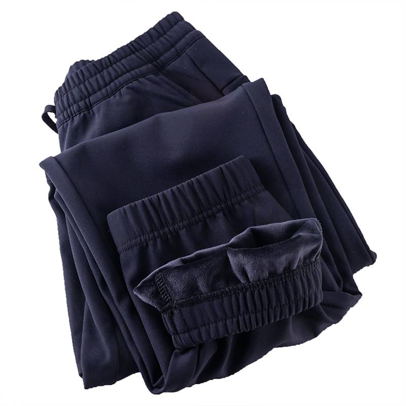 儿童加绒保暖柔软休闲百搭梭织长裤