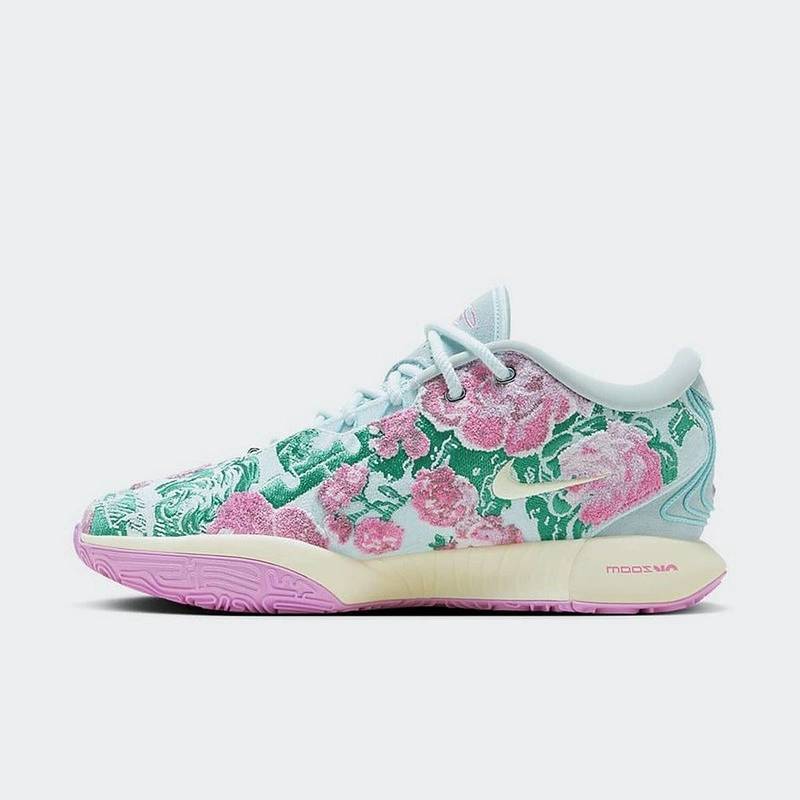 男子詹姆斯LeBron 21花卉印花缓震实战运动篮球鞋