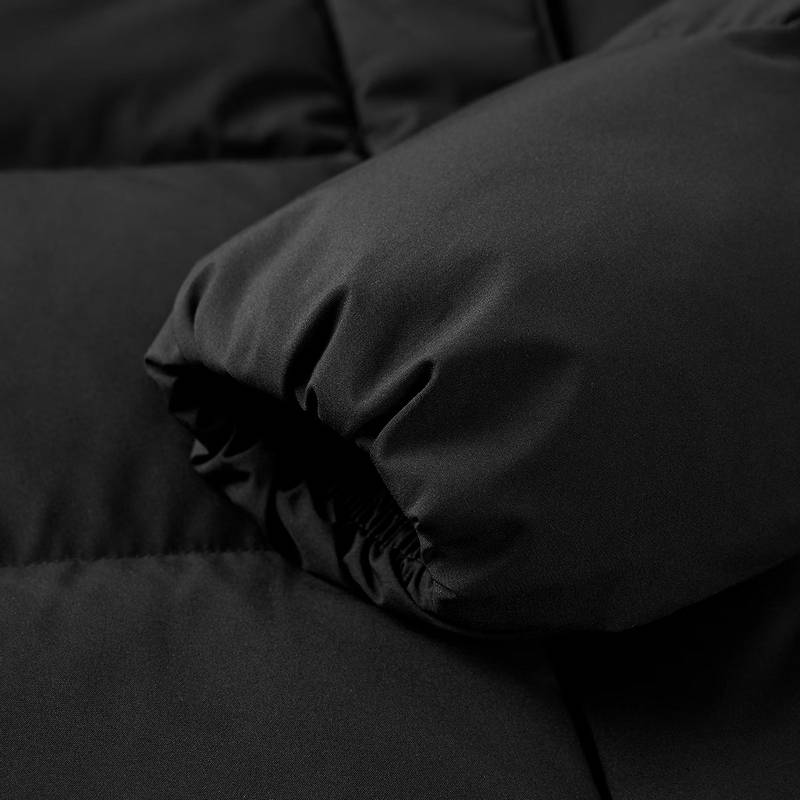 女款保暖舒适长款运动户外连帽羽绒服