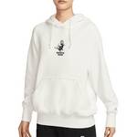 女子休闲套头衫白色宽松印花连帽卫衣HV1743-133