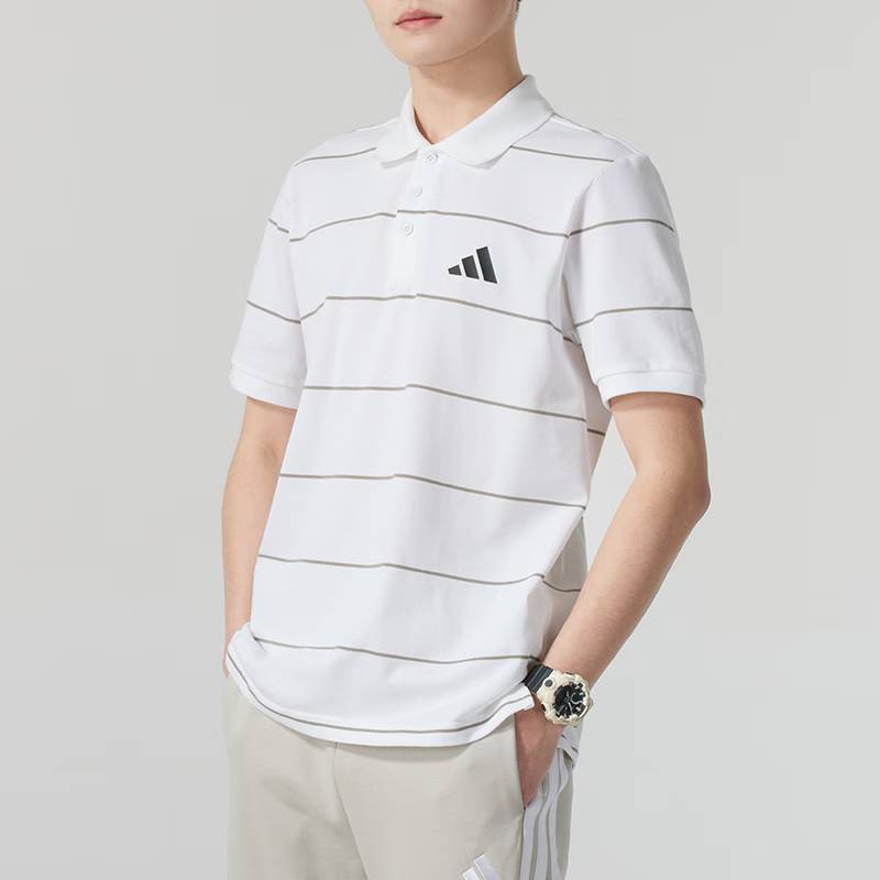 男子运动服商务休闲翻领POLO衫柔软舒适透气短袖 JL6043