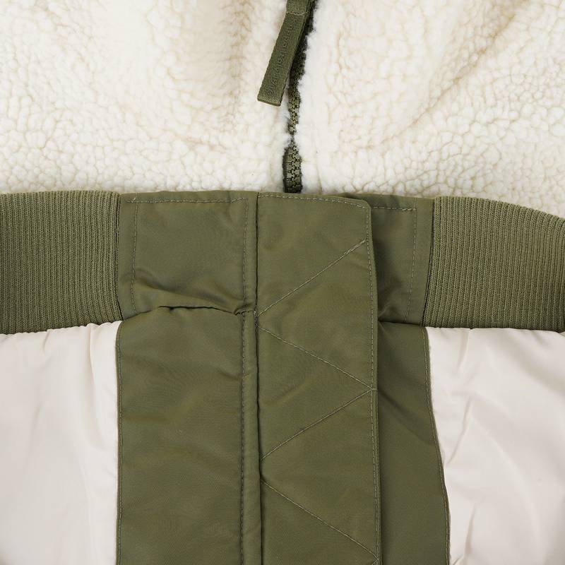 男女同款拼接仿羊羔绒户外防寒服运动外套K0DZ2MM03P-3709