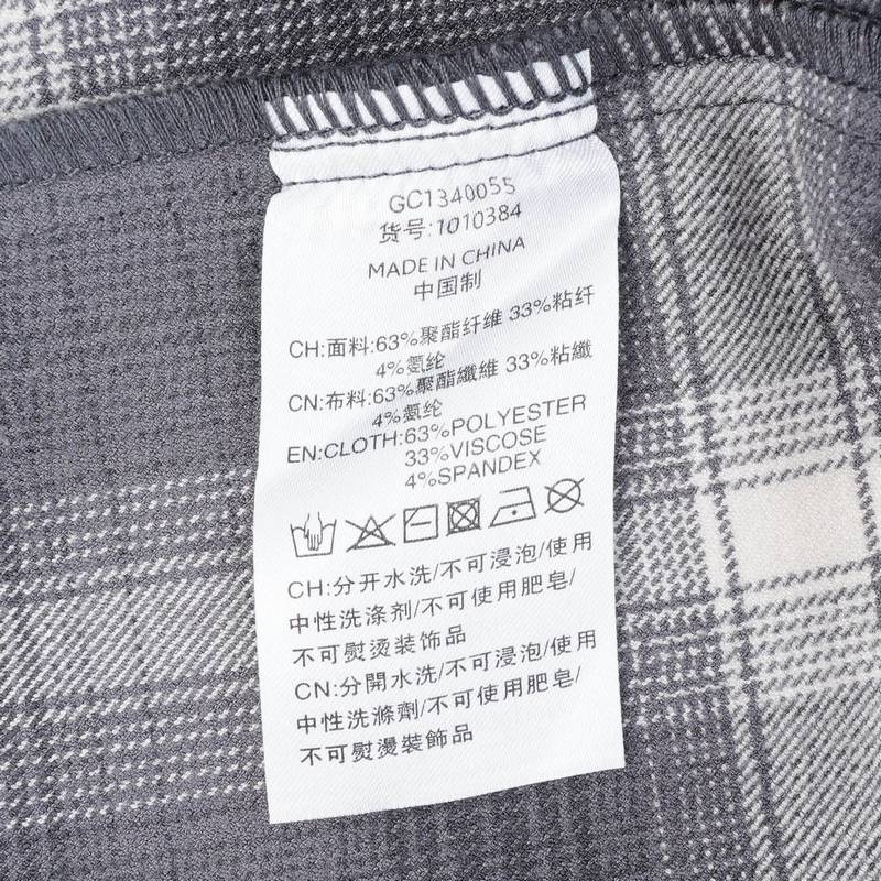 男子休闲时尚潮流百搭长袖衬衫1010384-934