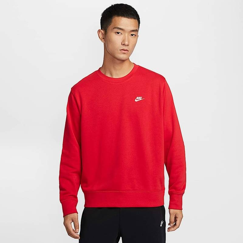 男子针织防风保暖圆领运动套头衫卫衣FN3889-657