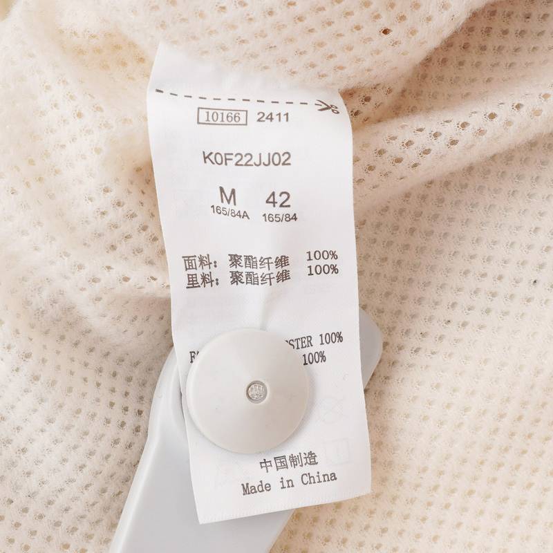 女子防晒防风衣宽松短款拼色字母外套K0F22JJ02-0114