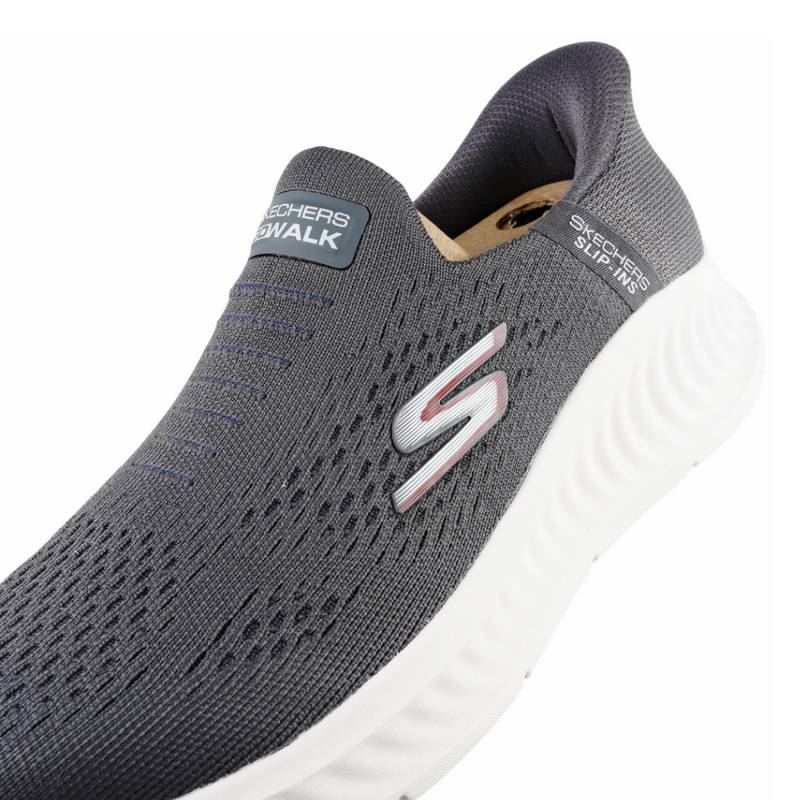 男子闪穿一脚蹬运动鞋舒适透气健步鞋216372-CHAR