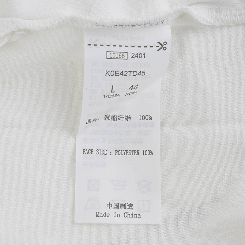 女子休闲T恤字母休闲半袖K0E42TD45-012