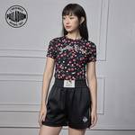 女子HelloKitty联名上衣时尚百搭樱桃满印圆领短袖T恤1910299-958