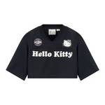 女子HelloKitty联名上衣时尚潮流百搭印花圆领短袖T恤1910297-032