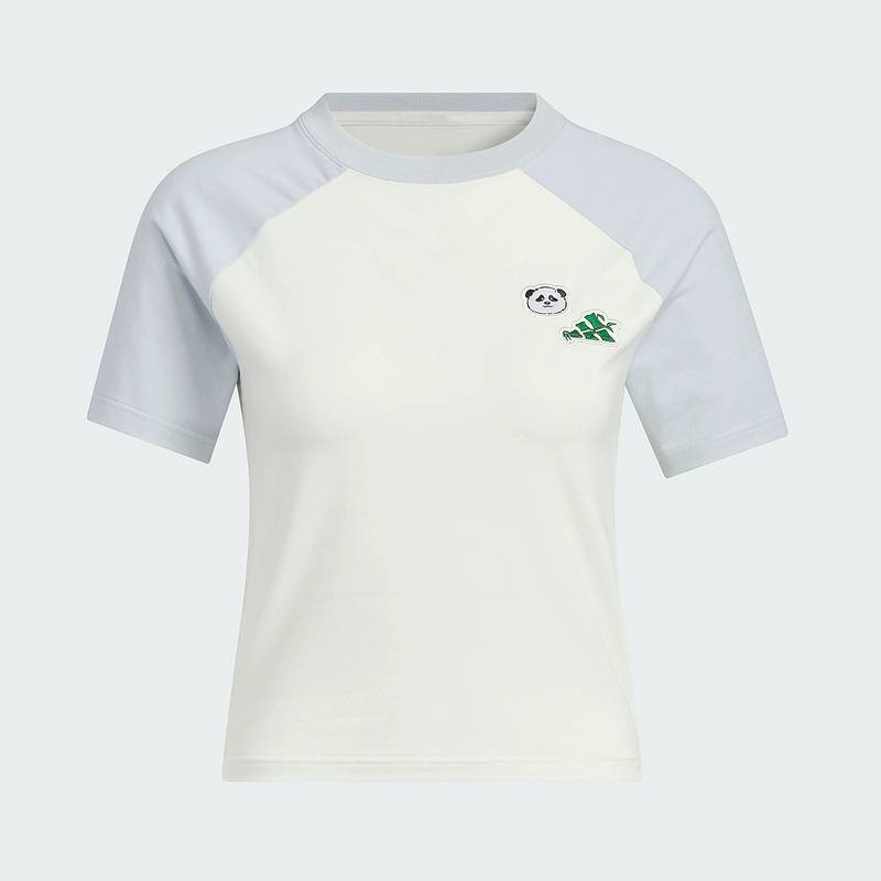 女子运动休闲熊猫圆领T恤KC0974