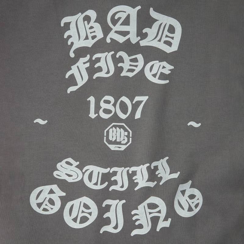 反伍BADFIVE少不入川男士套头衫宽松运动卫衣AWDV799-1
