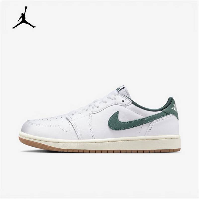 Air Jordan 1 Low男女白绿复古低帮篮球鞋
