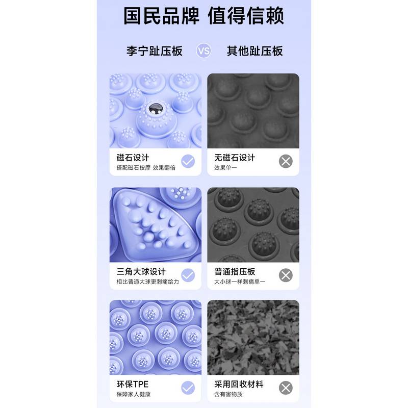 足底按摩垫超慢跑通经络指压板LJSU397-4