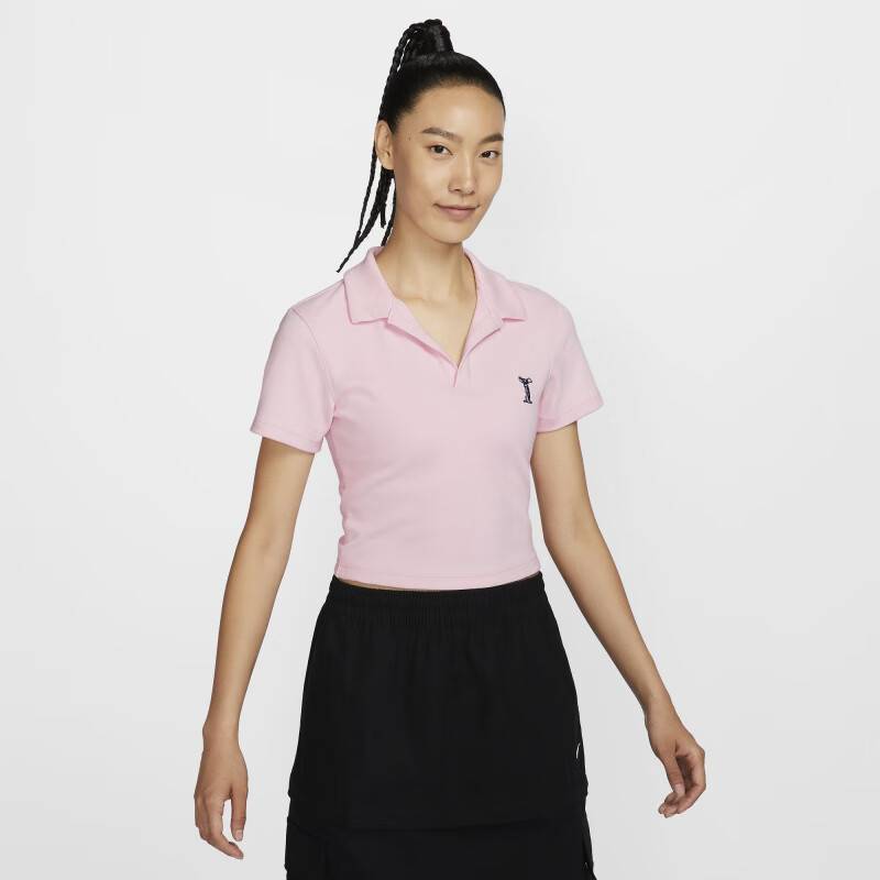 女子短袖翻领上衣