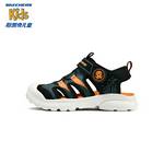 男童运动休闲包头凉鞋时尚沙滩鞋407112L-BKOL