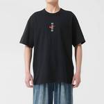 男子满分T全对T印花纯棉舒适时尚休闲T恤IH0835010
