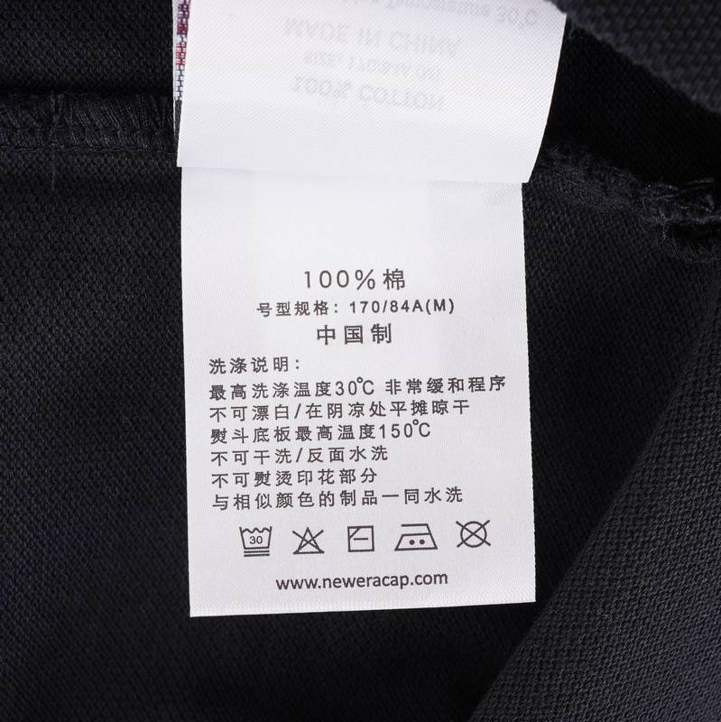男士LA简约黑色短袖POLO衫14529302