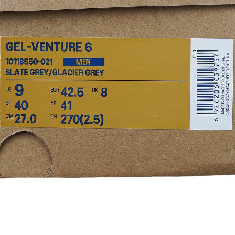 男GEL-VENTURE6复古灰户外运动鞋1011B550-021