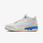 男鞋Air Jordan 3 AJ3白蓝中帮板鞋复古篮球鞋CT8532-101