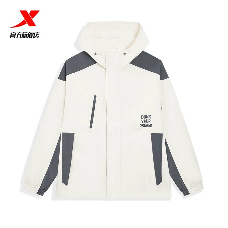 男款梭织上衣工装风运动服宽松风衣