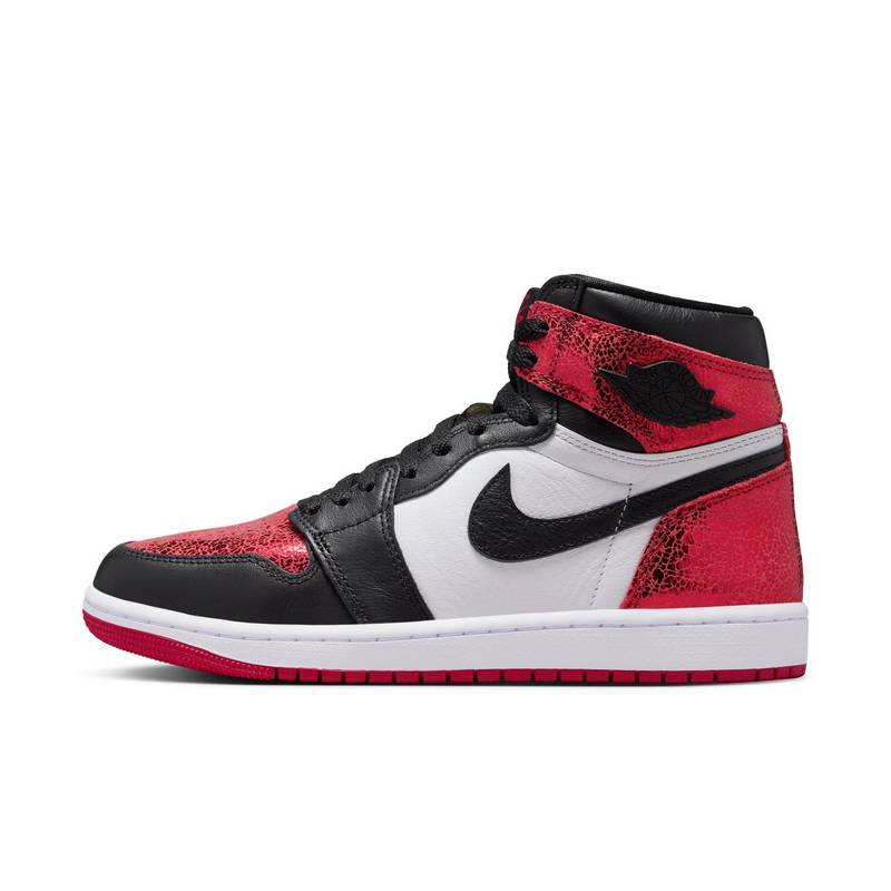 女鞋Air Jordan 1 AJ1白红运动鞋高帮休闲板鞋FD2596-602