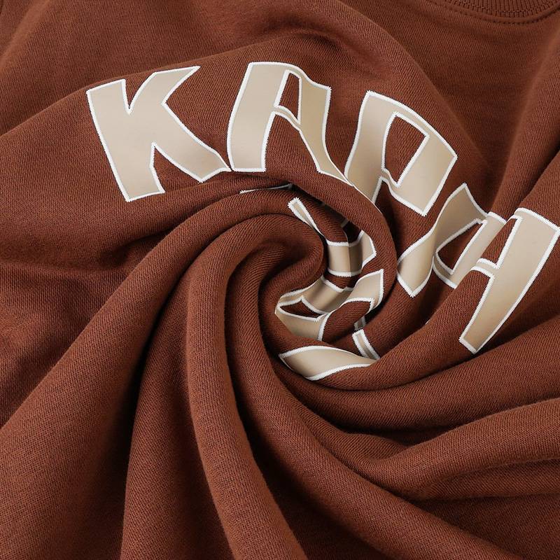 Kappa卡帕背靠背2025新款针织套头衫男运动长袖上衣休闲圆领卫衣K0E72WT01D-6548
