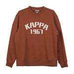 Kappa卡帕背靠背2025新款针织套头衫男运动长袖上衣休闲圆领卫衣K0E72WT01D-6548