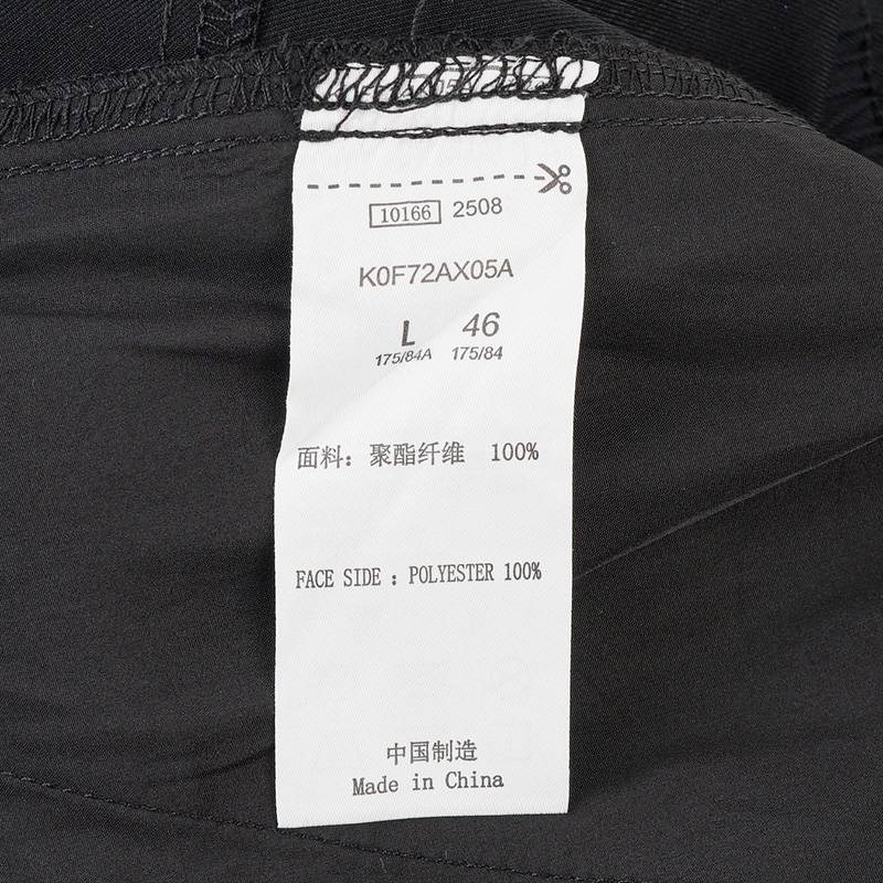 男子运动休闲直筒裤K0F72AX05A-990