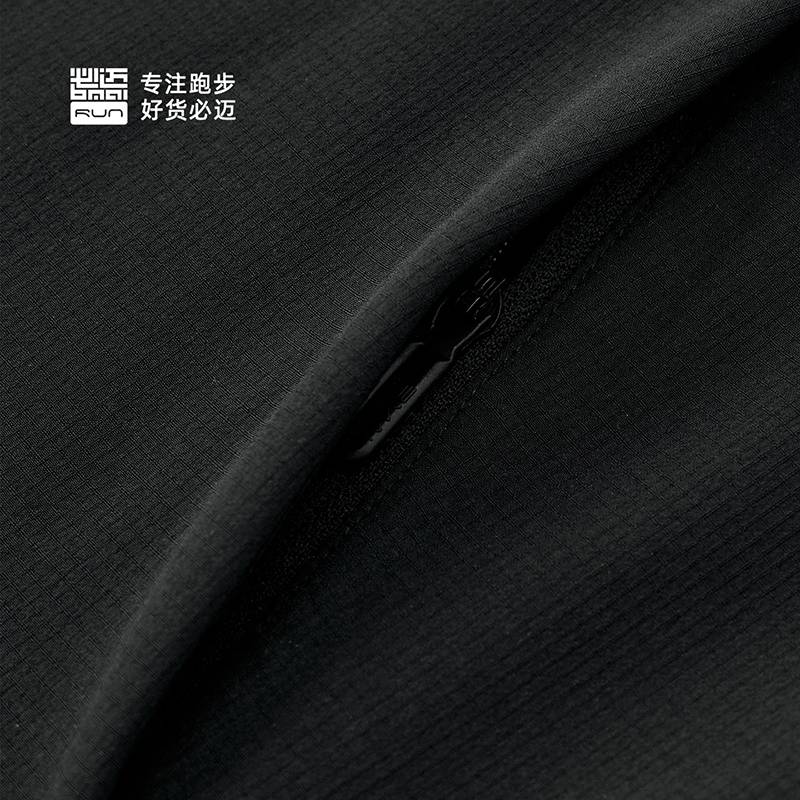 男子跑步防风控温软壳v2夜幕黑FRWL009-1