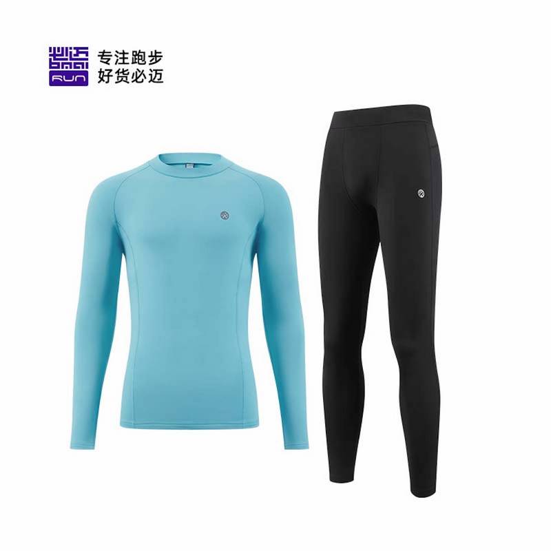 男子运动蓄能暖绒套装v2复古蓝/夜幕黑FRTL333-4