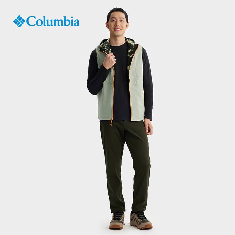 男女穿行可双面穿抓绒背心马甲AE3331348