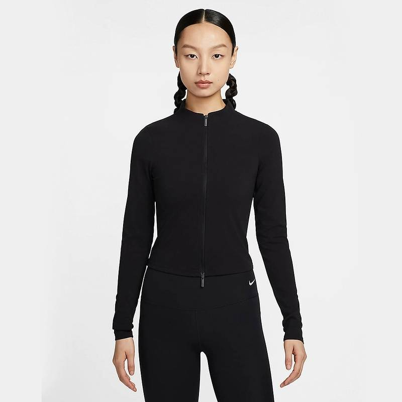 女子瑜伽健身透气紧身速干立领运动上衣FV7424-010