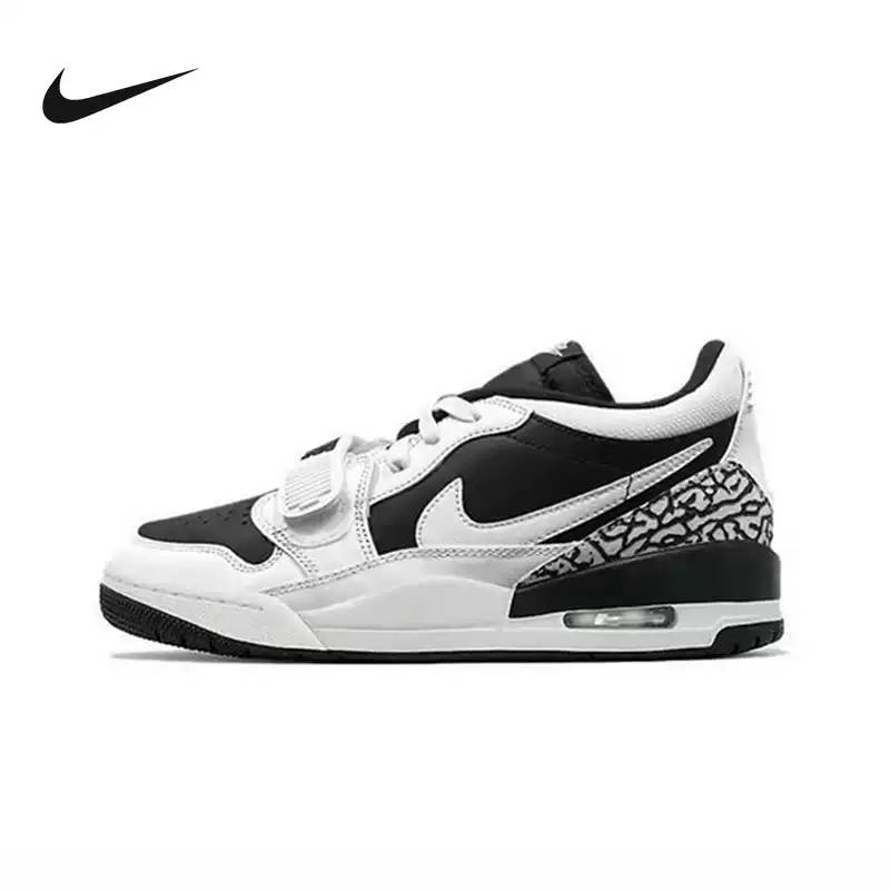 男鞋JORDAN AJ312黑白低帮复古休闲板鞋篮球鞋CD7069-111