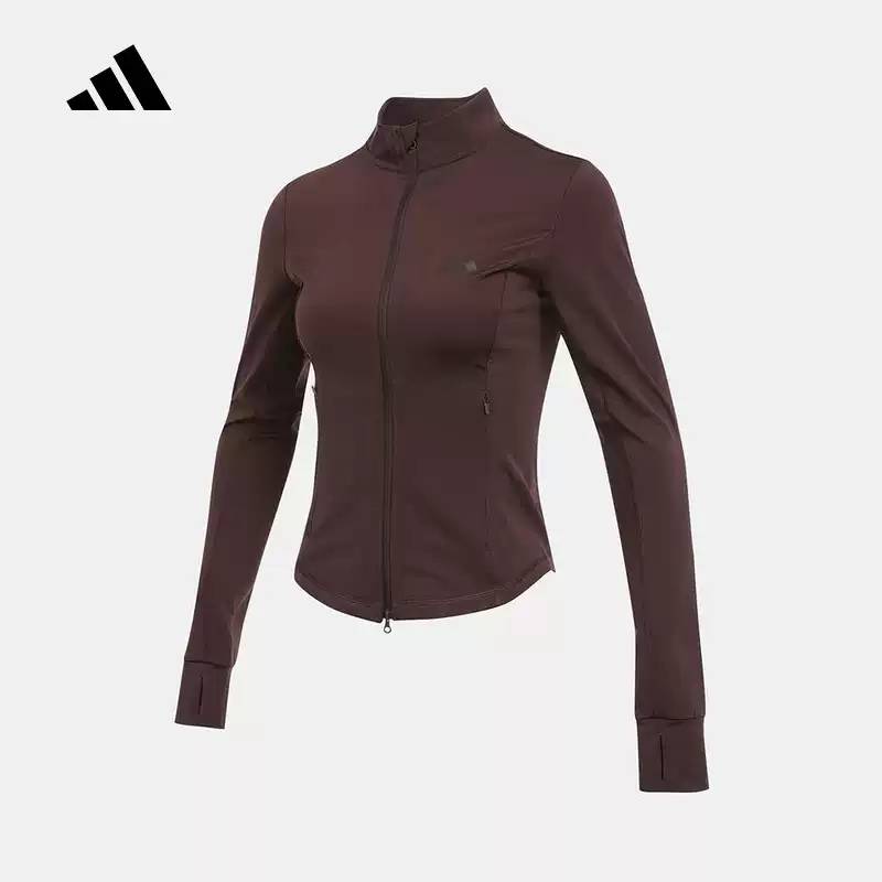 运动修身显瘦瑜伽女子长袖针织外套KF2669