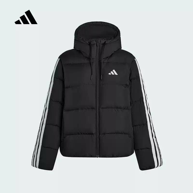 女子运动训练休闲保暖连帽羽绒服外套KH3978