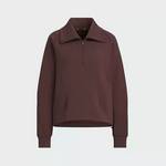 女子宽松运动休闲半拉链套头衫卫衣KF2546