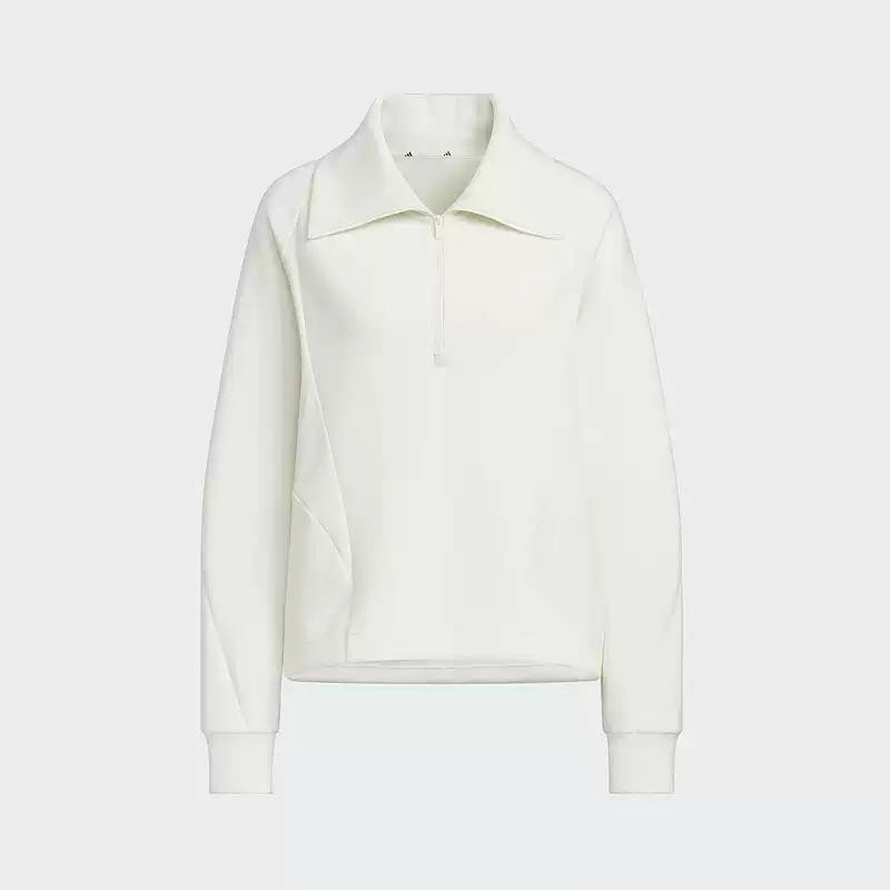 女子半开襟运动休闲宽松卫衣套头衫KF2544